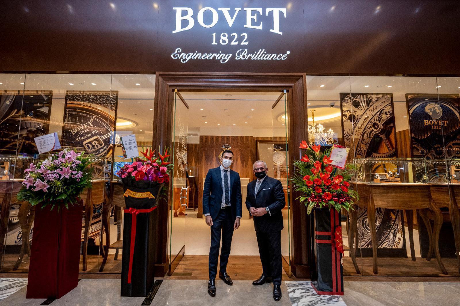The House of BOVET Congratulates the extraordinary Singapore Boutique team