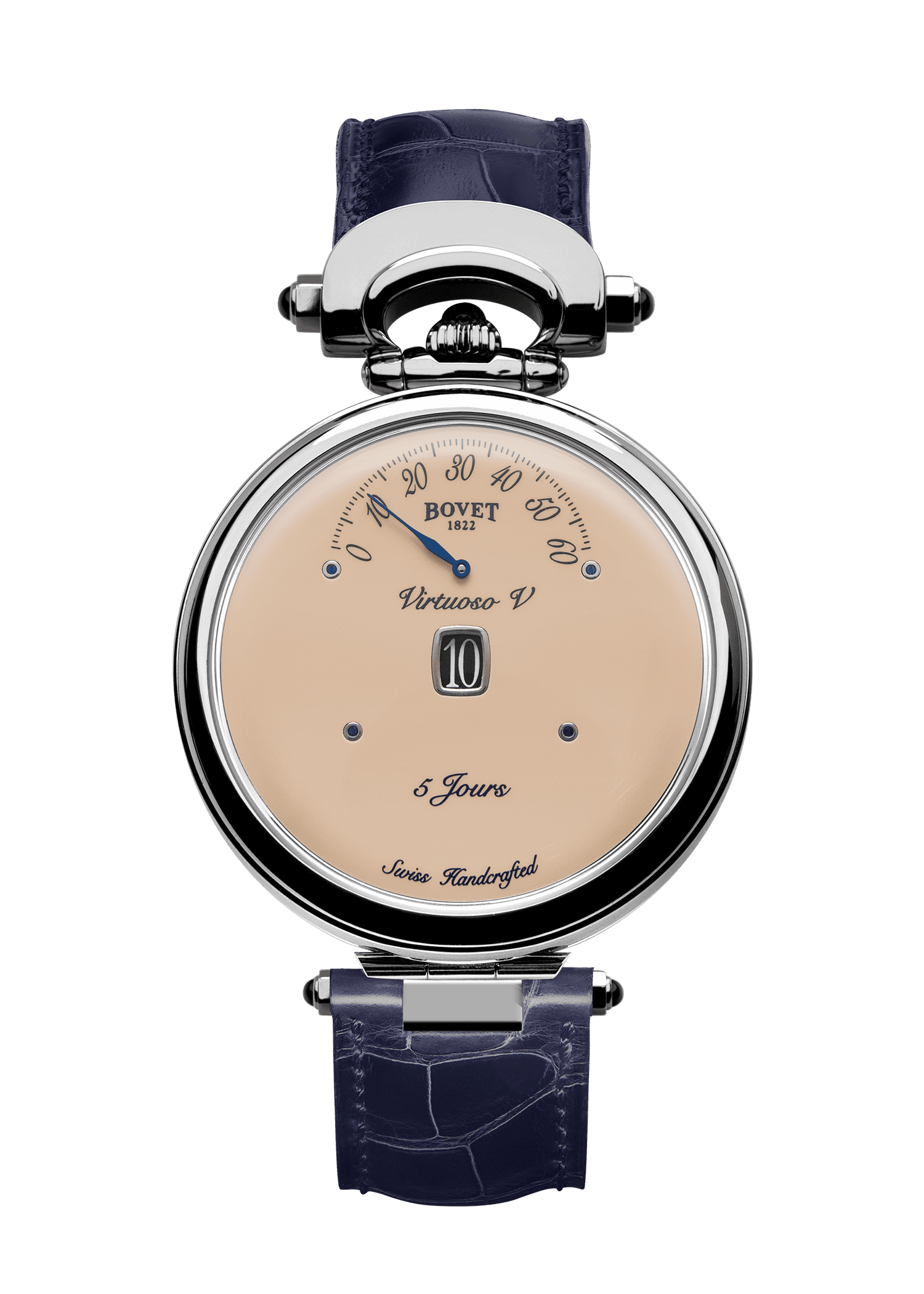 Elegant Bovet Fleurier Virtuoso V timepiece with classic design and refined craftsmanship.
